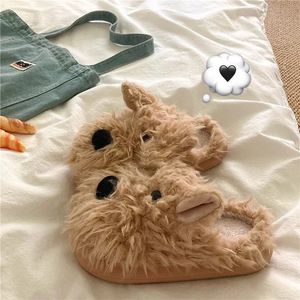 Pantuflas de Invierno para Hombre y Mujer, Ajuste Universal, Antideslizantes, Suaves y Cálidas, Calzado para el Hogar - Product Image 6