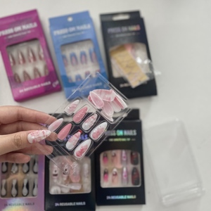 <span class=keywords><strong>Faux</strong></span> ongles à presser Longs Carrés Western, motif marbré turquoise et <span class=keywords><strong>vache</strong></span>, style Cowgirl, avec breloques en pierre turquoise vintage - Product Image 6