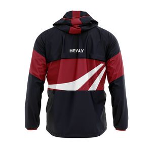 แจ็กเก็ตกันลมฟุตบอลสำหรับผู้ชายเสื้อกันลมมีฮู้ดสำหรับใส่กลางแจ้งปรับแต่งได้ - Product Image 2