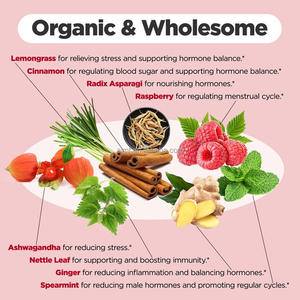 Tisana Naturale alla Menta Verde per il Supporto dell'Equilibrio Ormonale Integratore Erboristico per la Salute Femminile - Product Image 3
