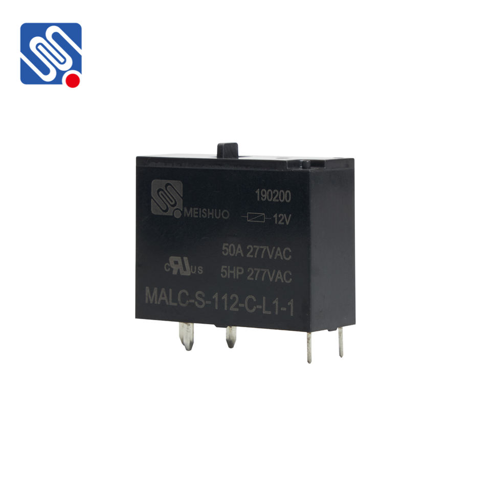 Meishuo MALC 277VAC 50 Amp Latching Power 12v Miniature 50a 1 Coils Latch Relay