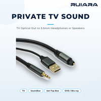 Câble audio optique Toslink SPDIF vers 3,5 mm AUX DAC, alimenté par USB, 192 kHz, plaqué or, pour téléviseur, barre de son, casque, microphone