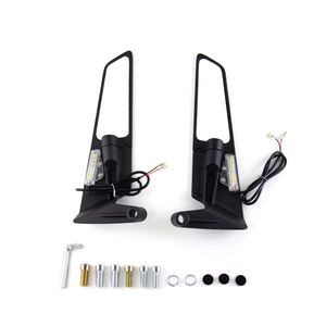Espejos Retrovisores para Motocicleta con Intermitentes Giratorios de Alta Luminosidad, Espejo Retrovisor Lateral con Lámpara para Z900 Z650 KTM <span class=keywords><strong>MT07</strong></span> - Product Image 1
