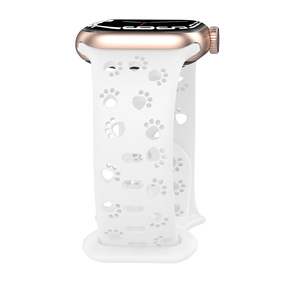 Ventes chaudes, bracelets <span class=keywords><strong>de</strong></span> montre <span class=keywords><strong>en</strong></span> silicone élastique multicolores, doux, respirants et creux, <span class=keywords><strong>de</strong></span> haute qualité, pour montre 9 8 7 6 5 - Product Image 5