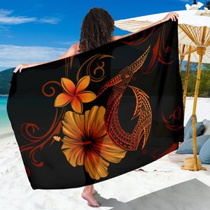 Abito da spiaggia estivo con motivo di tartaruga hawaiana - Product Image 4