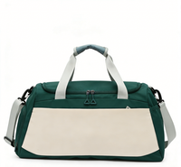 Sac de sport Qetesh personnalisé, nouveau design, grande capacité, sac de voyage portable, sac de sport avec compartiment pour chaussures, sac de sport en nylon