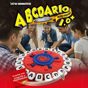 Juego de Mesa de Palabras de Ritmo Rápido con 26 Letras Mejorado para Juego <span class=keywords><strong>en</strong></span> Español, Interacción entre Padres e Hijos, Fiestas y Grupos - Product Image 4
