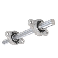 Roulement miniature à bride en alliage de zinc KFL08 KFL001, unité à alésage de 8 mm et 12 mm, à 2 boulons, précision P6 pour imprimante 3D/rail CNC