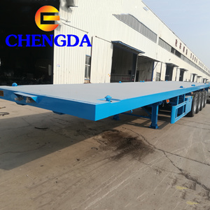 <span class=keywords><strong>Remolque</strong></span> de camión plano, contenedor de <span class=keywords><strong>plataforma</strong></span> de 3 <span class=keywords><strong>ejes</strong></span>, 20, 40, 40 y 45 pies, a la venta, nuevo - Product Image 3