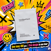 Sachet d'emballage alimentaire et de collation thermoscellable personnalisé en MOPP, PET, PE, Mylar, imprimé holographique, à trois soudures latérales