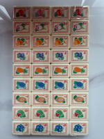 Tropische Zomer Fruit Strand Amerikaanse Mahjong Set, 160 Stuks Crème Acryl Op Maat Geïllustreerde Tegels, Opvouwbare Opbergkoffer