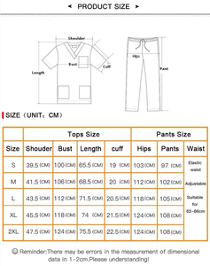 Pantalon médical personnalisable en gros, costume uniforme d'hôpital, pantalon à manches courtes, costume pour femmes, ensemble de pantalons givrés pour soins - Product Image 6