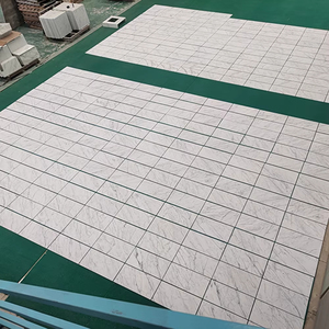 Piastrelle in Marmo di <span class=keywords><strong>Carrara</strong></span> su Misura 600x600mm, Spessore 10mm, per Rivestimenti Murali e Pavimenti, Ideali per Ville, Decorazioni e Hall di Ascensori - Product Image 2