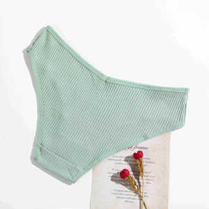 Culottes en coton OEM en gros pour femmes, taille basse, double entrejambe, respirantes, pour adolescentes et femmes - Product Image 5
