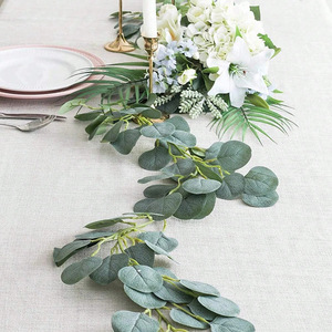 Guirlande artificielle en eucalyptus 200 cm, verdure en soie, décoration intérieure pour mariage, guirlande suspendue - Product Image 4