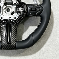 Volant sport en cuir et fibre de carbone pour BMW F01 F10 F11 F13 X5 F15 X6 F16 F20 F22 F30 F32 M3 F80 M4 F82 F90 E71 E90 E60
