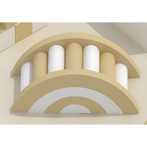 Área de Juegos Interior para Niños, Estructura de Madera con Escaleras, Rampa y Bloques de Escalada para Uso Doméstico - Product Image 4