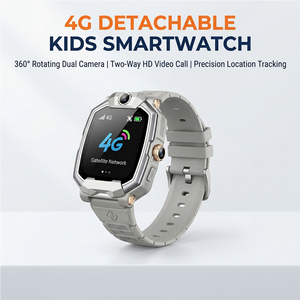 Montre connectée pour enfants KS15 4G, écran 1,75 pouce, 800 mAh, deux caméras détachables, appel vidéo HD rotatif à 360°, GPS tracker, étanche IP67 - Product Image 1