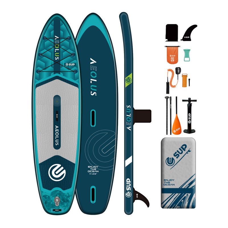 PVC 11ft Inflatable SUP Twin Fins