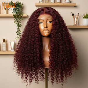 Perruques en cheveux humains vierges indiens bruts non traités 100 % sans colle HD pour perruque bouclée birmane, vente en gros, perruques originales en dentelle de cheveux humains - Product Image 3