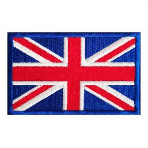 United Kingdom <b>Union</b> <b>Jack</b> Flag Embroidered Patch Iron On Applique British National Badge Wholesale Custom Apparel Accessories - Product Image 2