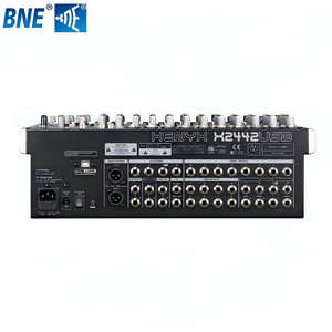 ราคาโรงงาน <span class=keywords><strong>XENYX</strong></span> X2442USB คอนโซลมิกเซอร์เสียงดีเจ 16 แชนแนล พร้อมเอฟเฟกต์ในตัว EQ 3 แบนด์ คอนโทรลเลอร์เสียงสำหรับการแสดงบนเวทีผ่าน <span class=keywords><strong>USB</strong></span> - Product Image 2