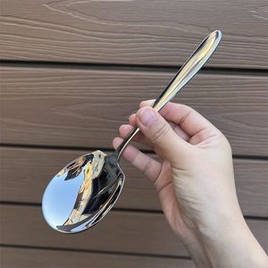 Serving Spoon Large Stainless Steel Long Handle For Home Party Use - Product Image 3