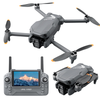 Drone RC sans balais LF682 avec grand écran, télécommande, quadricoptère à longue autonomie de vol, drone d'entraînement pour enfants