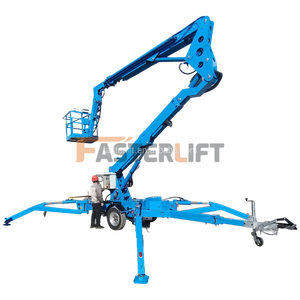 Hydraulic Articulated Trailer Cherry Picker <strong>Manual</strong> Towed Small Electric <strong>Man</strong> <strong>Lift</strong> - Product Image 6