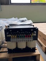 Transformateur sec d'automatisation industrielle 80 kVA triphasé abaisseur 380 V vers 220 V, isolation classe H