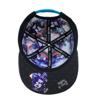 Casquette Snapback 6 Panneaux à Motif Camouflage pour Activités de Plein Air et Surf avec Broderie 3D Personnalisée, Style Décontracté, Formel et Hip Hop