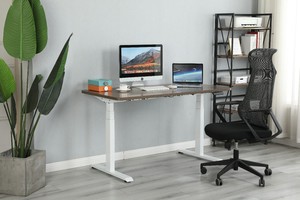 Giá Đỡ Điện Ngồi Hai Động Cơ Khung Máy Tính Đứng Nâng Điều Chỉnh Chiều Cao Với Bàn <span class=keywords><strong>42</strong></span> Inch Đến 59 Inch - Product Image 5