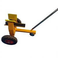 Chariot de transport en fer avec plateforme / chariot de manutention pour feuilles de verre, 2 roues, durable