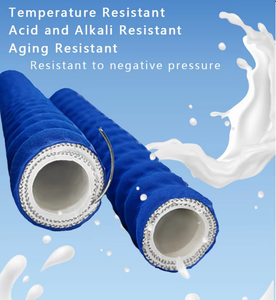 Yiyecek tüpü - Bira, içecek ve sütü emmek ve boşaltmak için mavi bir yiyecek tüpü pipeti. Deforme olmayacak. EPDM hortumu - Product Image 1