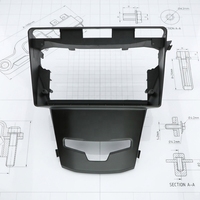 Reproductor Android para Auto, Sistema de Entretenimiento Multifuncional, Marco Compatible con Kia Morning/Picanto 2008-2010, Marco para Radio de Auto de 9 Pulgadas, CD