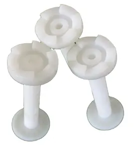 Bobines de bobine vides en plastique, pièces, personnalisées, en nylon ABS, pour câble de bobine vide, avec fil