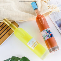 Bouteille d'alcool vide de 375ml 500ml, bouteille en verre givré, pour Vodka, Whisky, Tequila, Rum, boisson