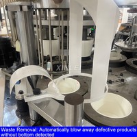 Equipamento de Fabricação de Embalagens de Papel Kraft Ecológicas para Alimentos, Totalmente Automático, 6000S, Máquina Inteligente de Alta Velocidade para Tigelas de Papel