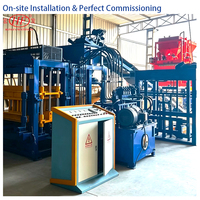 Machine à blocs de béton QT6-15D automatique et économe en énergie pour petits investisseurs, pour la construction d'ateliers de briques de ciment autobloquantes locales