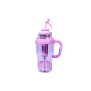 1200ml Infuser cốc cốc với rơm và xử lý 40oz tái sử dụng chai nước bằng nhựa cho trẻ em bán buôn - Product Image 1
