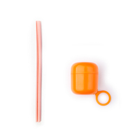 2021 nouvelles idées de produits respectueux de l'environnement réutilisable Boba silicone paille cas Bar accessoires approuvés pour les enfants