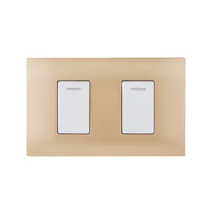 AH2201.3W.MCHP AH Series Matte Champagne color ZA Z&A Electric Wall Switch