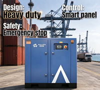 Compresseur d'air à vis 30 kW 40 CV avec sécheur d'air, performance stable pour usine chimique, livraison rapide, support technique