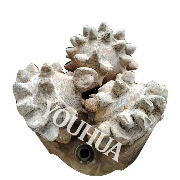 Cabezal de taladro rotativo de roca Broca tricónica de diente de acero fresado 8 1/2 para perforación de pozos