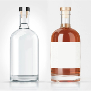Bottiglie di <span class=keywords><strong>Gin</strong></span> OSLO da 50ml in Vetro Nero Opaco con Logo Personalizzato in Rilievo e Verniciatura, Marca Shandong Spirit - Product Image 2