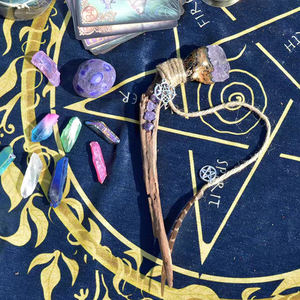 Bacchetta Magica in Cristallo Naturale Personalizzata all'Ingrosso, Quarzo Rosa, Ametista, Citrino, Ramo <span class=keywords><strong>di</strong></span> Cristallo - Product Image 4