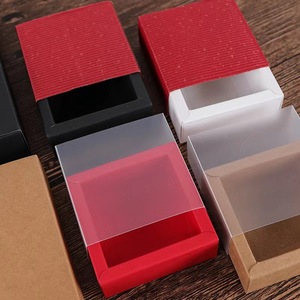 BOÎTE DE PAPIER Offre Spéciale AVEC FENÊTRE CLAIRE BOÎTE DE TIROIR À MANCHON CLAIR LIVRAISON RAPIDE BOÎTE CADEAU - Product Image 2