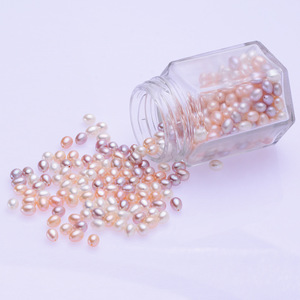 Perla Akoya Japonesa Natural de Agua de Mar de 6.5-7mm, Blanca, con Fuerte Brillo Espejo, Impecable, Perla Desnuda, Colgante de Oreja Barroco - Product Image 1