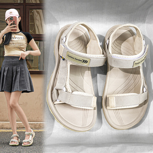 Nouvelles <span class=keywords><strong>sandales</strong></span> pour femmes de marque suédoise 2026, en caoutchouc blanc pur, antidérapantes pour l'extérieur, chaussures d'été de trekking pour <span class=keywords><strong>femme</strong></span> et adolescente - Product Image 2
