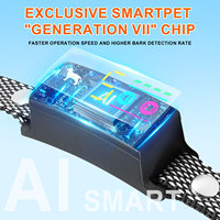 No Shock Dog Bark Abschreckung gerät Bark Control Entwickelt für kleine und mittlere Hunde IP67 Wasserdichte wiederauf ladbare Beep Vibration